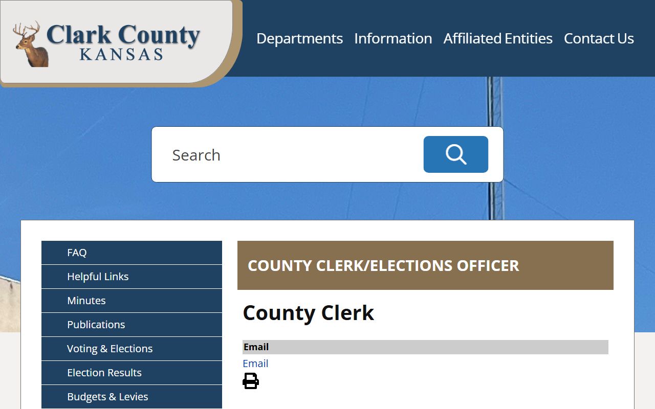 Clark County court records county clerk office distinction